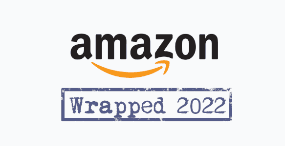 Amazon logo with 2022 year label